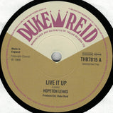 Hopeton Lewis / John Holt With Tommy McCook & The Supersonics : Live It Up / Ali Baba / Dub (7", Ltd, Num)