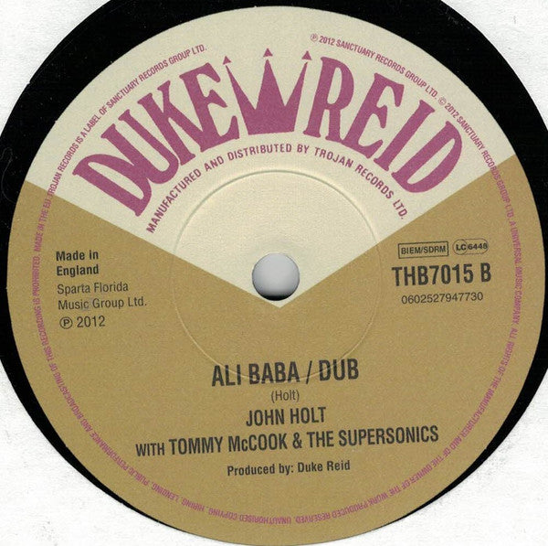 Hopeton Lewis / John Holt With Tommy McCook & The Supersonics : Live It Up / Ali Baba / Dub (7", Ltd, Num)
