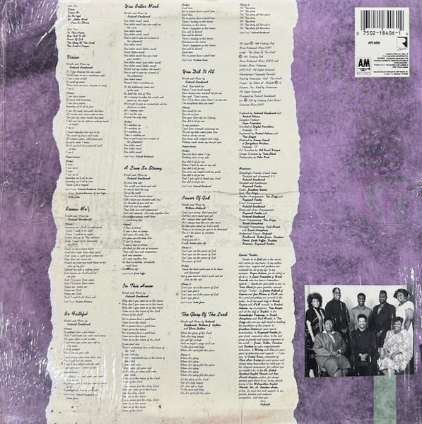 The Richard Smallwood Singers : Vision (LP, Album)