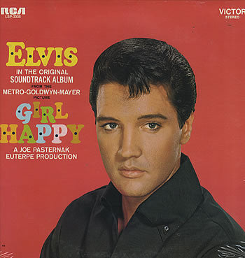 Elvis Presley : Girl Happy (LP, Album, RE, Bla)