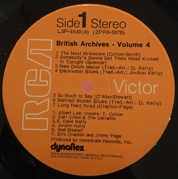 Various : British Blues Archive Series  (LP, Comp)