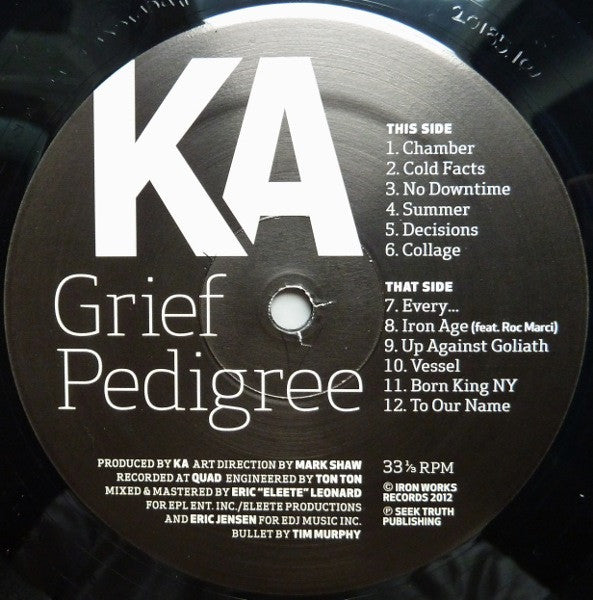 KA (2) : Grief Pedigree (LP, Album)