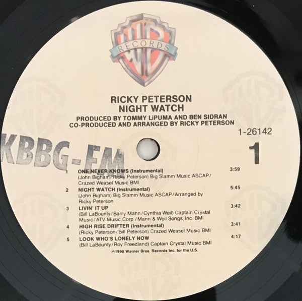 Ricky Peterson : Night Watch (LP, Album)