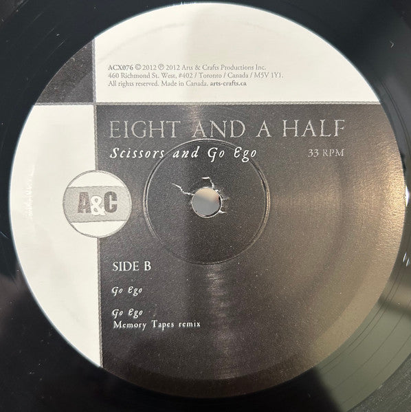 Eight And A Half* : Scissors - Go Ego (10", EP)