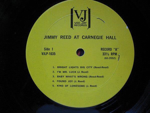 Jimmy Reed : Jimmy Reed At Carnegie Hall / The Best Of Jimmy Reed (2xLP, Comp, RE)