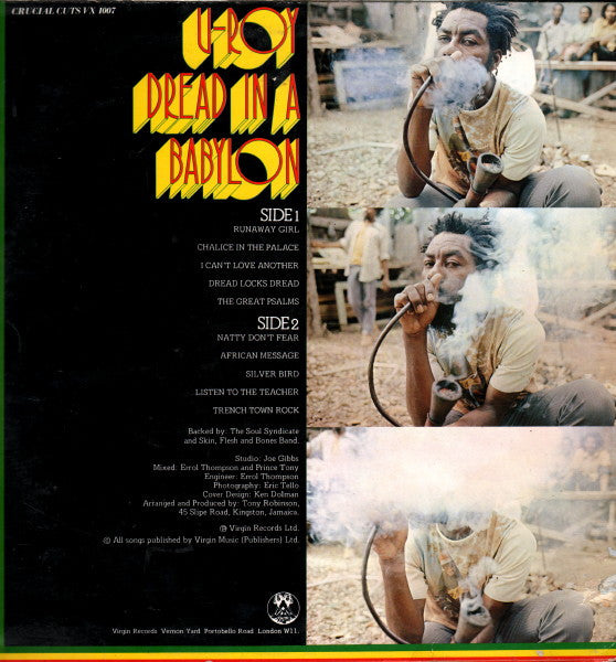 U-Roy : Dread In A Babylon (LP, Album, RE, RP)