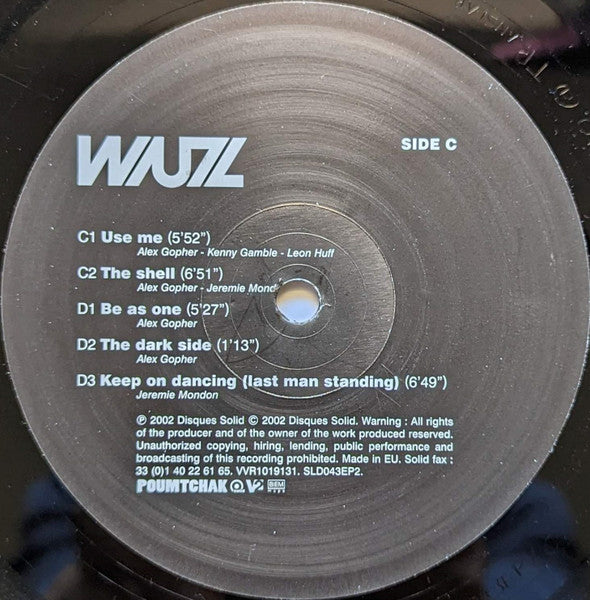 Alex Gopher With Demon Presents Wuz : Wuz (2xLP, Album)