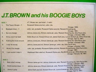 J.T. Brown And His Boogie Boys : Rockin' With J.T. (LP, Comp, Mono)