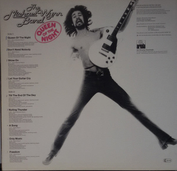 The Michael Wynn Band : Queen Of The Night (LP, Album)