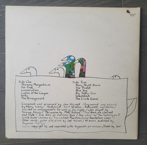 Joni Mitchell : Ladies Of The Canyon (LP, Album, Gat)
