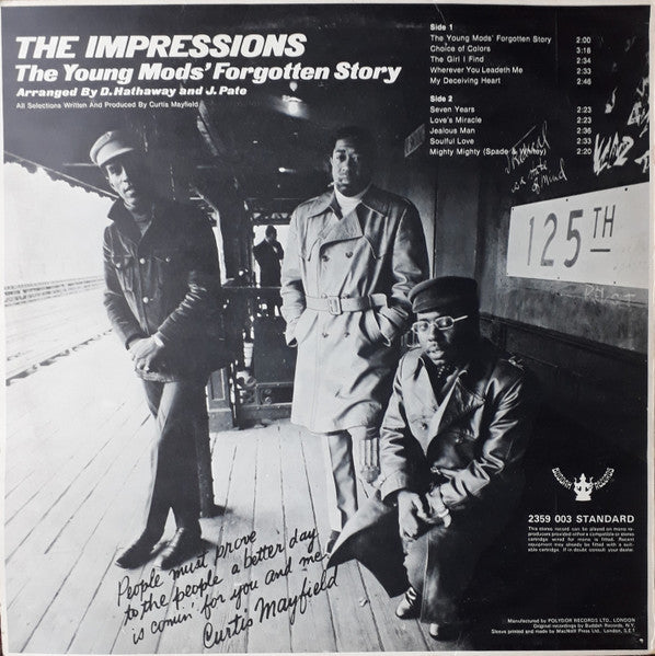 The Impressions : The Young Mods' Forgotten Story (LP, Album)