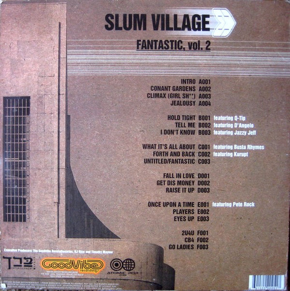 Slum Village : Fantastic, Vol. 2 (3xLP, Album)