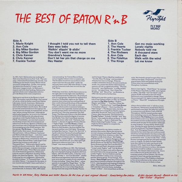 Various : The Best Of Baton R 'n B (LP, Comp, Mono, RM)