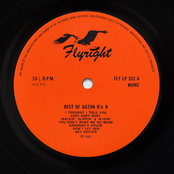 Various : The Best Of Baton R 'n B (LP, Comp, Mono, RM)