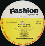 Janet Lee Davis : Missing You (LP, Album)