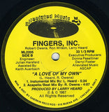 Fingers, Inc.* : A Love Of My Own (12", RE)