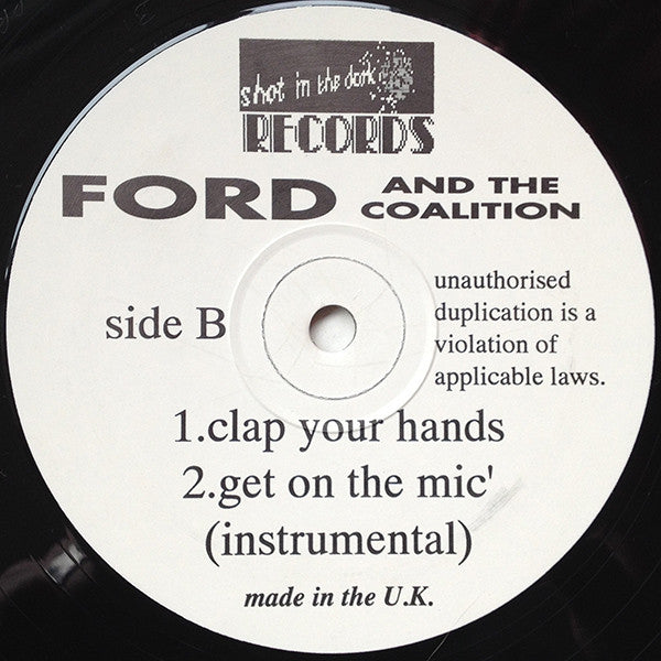 Ford And The Coalition : The Coalition E.P. (12", EP)