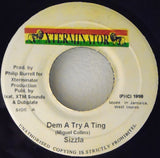 Sizzla : Dem A Try A Ting (7", Single)