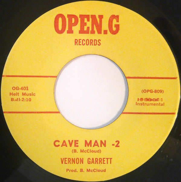 Vernon Garrett : Cave Man (7")
