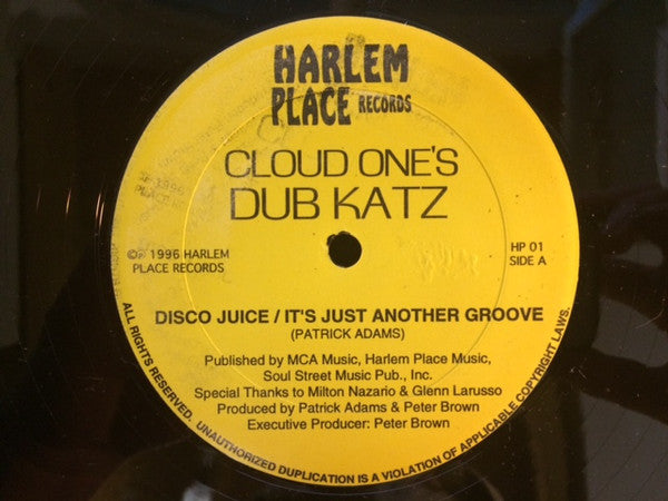 Mighty Dub Katz / Cloud One : It's Just Another Groove / Disco Juice (12", Yel)