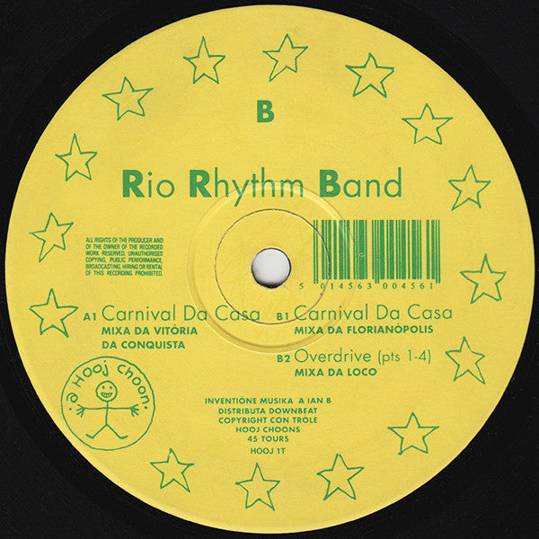 Rio Rhythm Band : Carnival Da Casa (12")