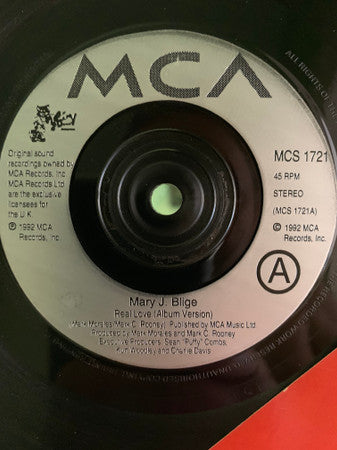Mary J. Blige : Real Love (7")