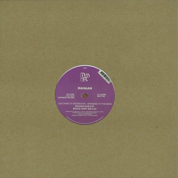 Rahaan Presents Los Charly's Orchestra : Swinging To The Bass (12")