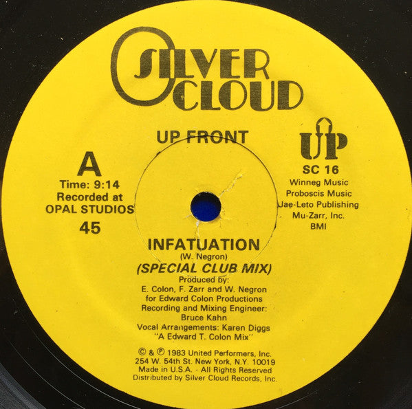 Up Front : Infatuation (12")