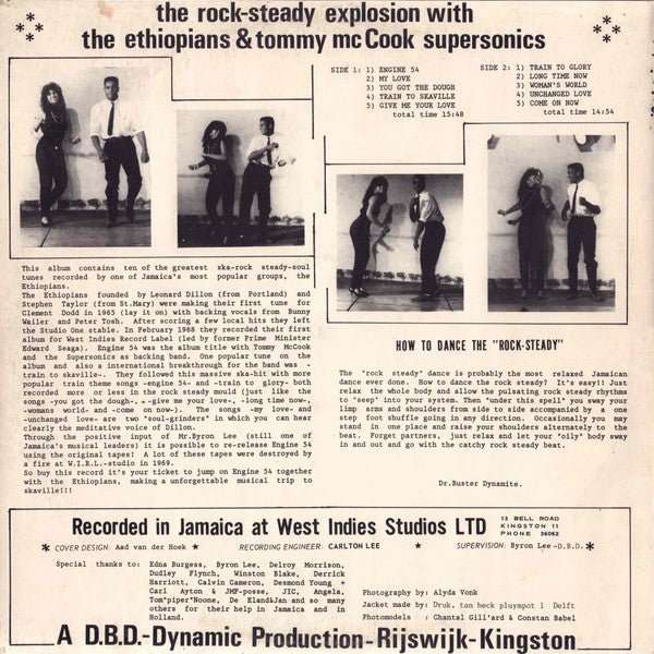 The Ethiopians : Let's Ska And Rock Steady (LP, Album, RM)