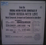 John Barry : From Russia With Love  (7", EP, Mono, RE)