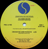 Talking Heads : Crosseyed And Painless (12", Single, Promo)