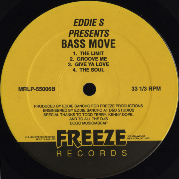 Eddie S. : Bass Moves (LP)