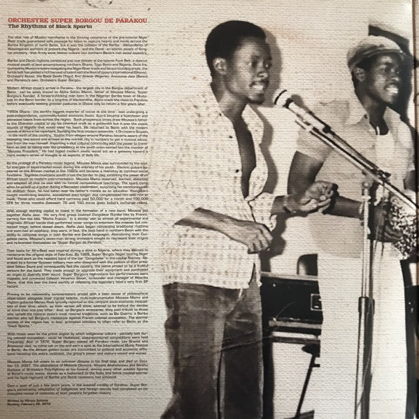 Orchestre Super Borgou De Parakou* : The Bariba Sound 1970-1976 (2xLP, Comp)