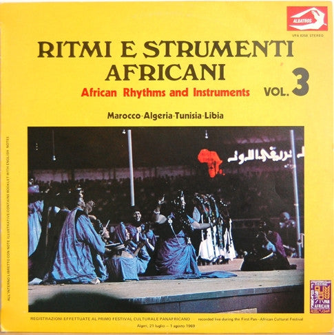 Unknown Artist : Ritmi E Strumenti Africani = African Rhythms And Instruments Vol. 3 (LP)