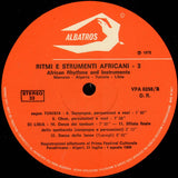 Unknown Artist : Ritmi E Strumenti Africani = African Rhythms And Instruments Vol. 3 (LP)