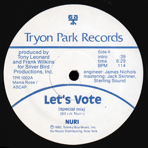 Nuri* : Let's Vote (12")