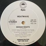 Heatwave : Boogie Nights (12", Single, Promo)