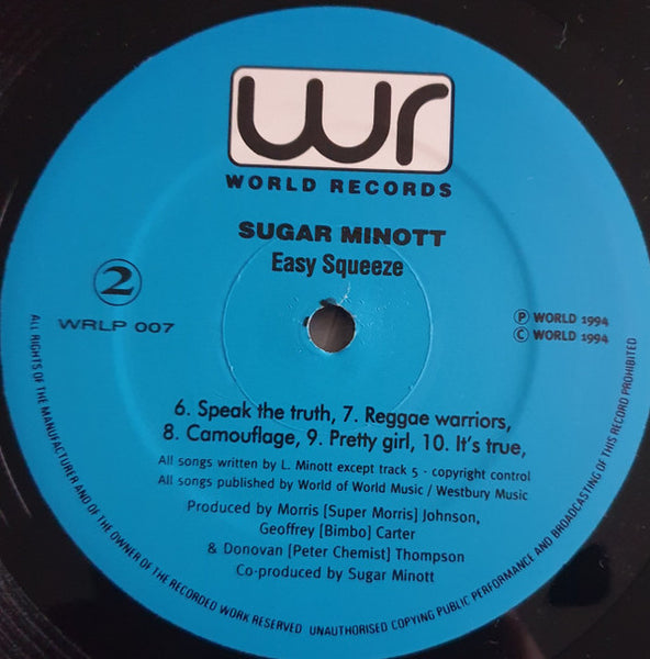 Sugar Minott : Easy Squeeze (LP, Album)