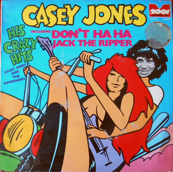 Casey Jones And The Governors* : His Crazy Hits (LP, Comp)