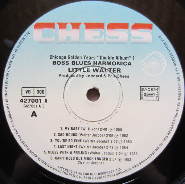 Little Walter : Boss Blues Harmonica (2xLP, Comp, RE, Gat)