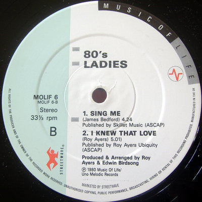 Eighties Ladies : Turned On To You (12")