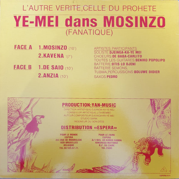 Djeinga-Ka-Ye Mei* : Mosinzo "Fanatique" (LP, Album)
