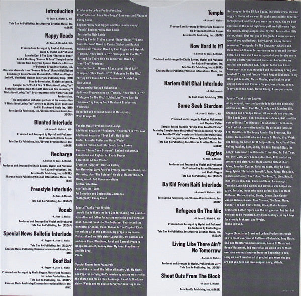Fugees : Blunted On Reality (LP, Album, RP)