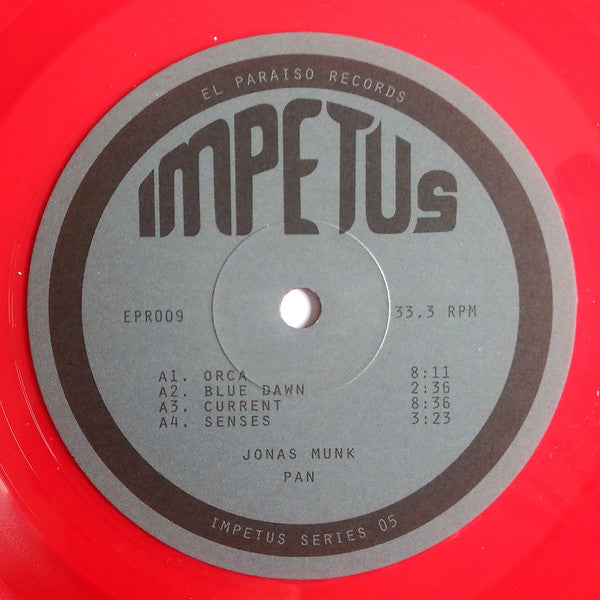 Jonas Munk : Pan (LP, Album, Ltd, Red)
