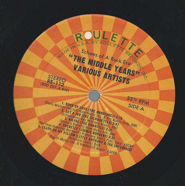 Various : Echoes Of A Rock Era: The Middle Years (2xLP, Comp)