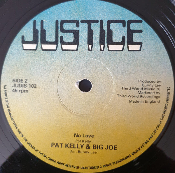 Pat Kelly And Big Joe : Angel Of The Morning / No Love (12")