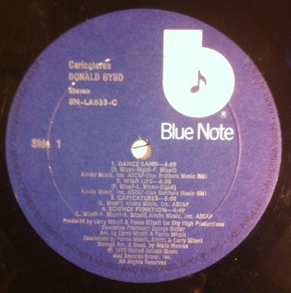 Donald Byrd : Caricatures (LP, Album)