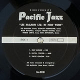 Les McCann Ltd. • Stanley Turrentine • Blue Mitchell with Frank Haynes, Herbie Lewis, Ron Jefferson : Les McCann Ltd. In New York (Recorded "Live" At The Village Gate) (LP, Album, Mono)