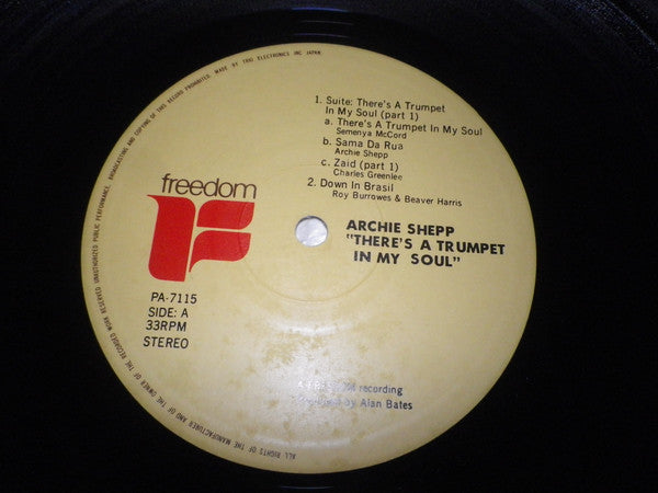 Archie Shepp : There's A Trumpet In My Soul (LP, Album)