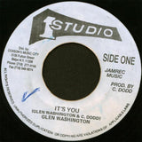 Glen Washington / Glen* & Sound Demensions* : It's You / It's You Version (7")